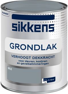 Grondlak Mat - Grijs - 750 ml