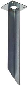 Grondpin GRAFIT SL, RUSTY SLOT en LOGS, gegalvaniseerd staal , lengte 48cm