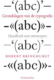 Grondslagen Van De Typografie - (ISBN:9789074310864)