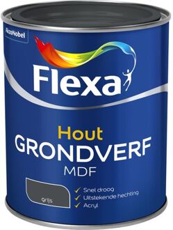 Grondverf - Hout - MDF - Grijs - 750 ml