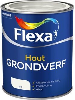 Grondverf - Hout - Wit - 750 ml