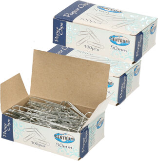 Groot formaat paperclips 500 stuks - Paperclip Zilverkleurig