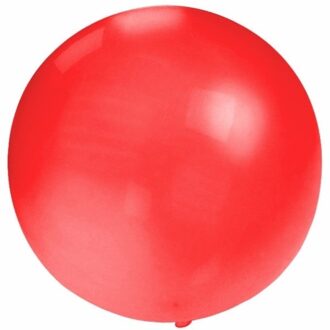 Groot formaat rode ballon met diameter 60 cm Rood