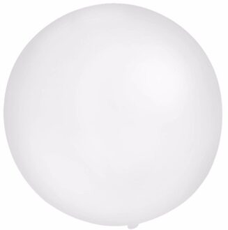 Groot formaat witte ballon met diameter 60 cm