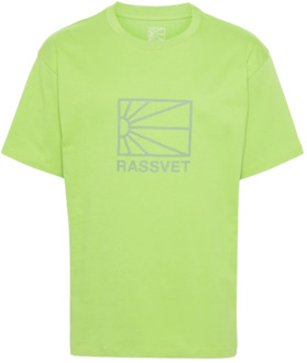 Groot Logo T-shirt in Groen Rassvet , Green , Heren - Xl,L,M