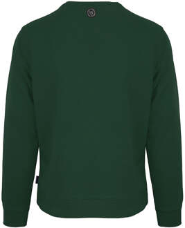 groot onderstreept merklogo groen sweatshirt