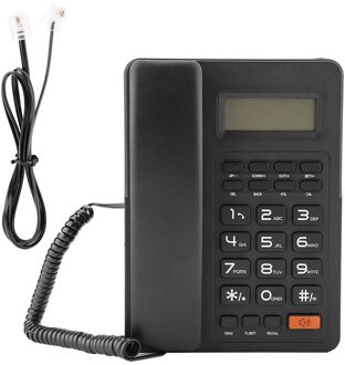 Groot Scherm Caller Id Display Vaste Wired Thuiskantoor Vaste Telefoon Geen Batterij