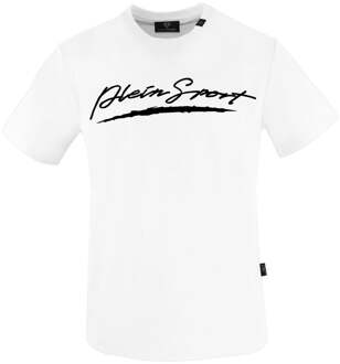 groot wit T-shirt met kenmerkend logo