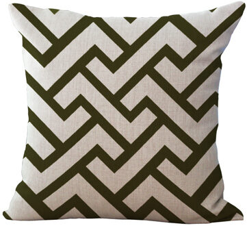 Groothandelsprijs 1 stuk Creatieve Geometrische Korte Zitkussen Decoratieve Woondecoratie Sofa Stoel Kussens Case 45*45 cm G1008 Paars