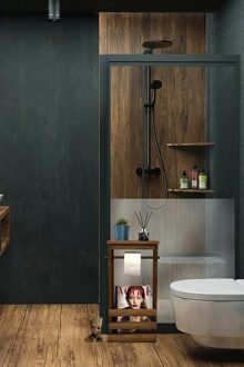 Grootland Van Decoratieve Houten Toiletrolhouder/Tijdschrift Houder/Boekenkast