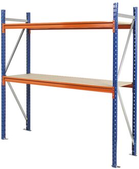 Grootvakstelling Basis 250x100x201cm 2 Legborden