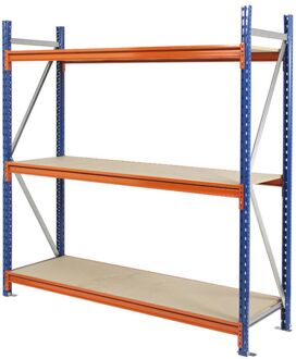 Grootvakstelling Basis 250x80x166cm 3 Legborden