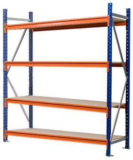 Grootvakstelling Basis 250x80x286cm 4 Legborden