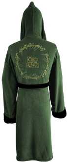 Groovy Lord of the Rings Fleece Bathrobe Elven Green & Gold