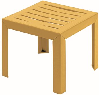 Grosfillex Miami bijzet tuintafel 40x40cm geel