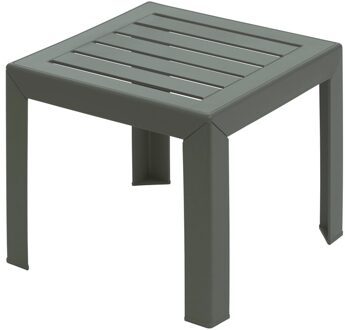 Grosfillex Miami bijzet tuintafel 40x40cm groen Forest Groen