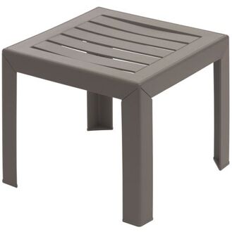 Grosfillex Miami salontafel 40x40cm taupe