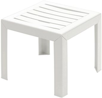 Grosfillex Tuintafel Miami Pvc 40x40cm Wit