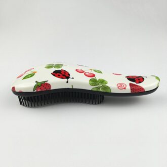 Grote 1Pcs Tangle Hair Brush Ontklitter Kam Haar Borstel Professionele Magic Kammen Plastic Escova De Cabelo Haarborstel Gereedschap zwart