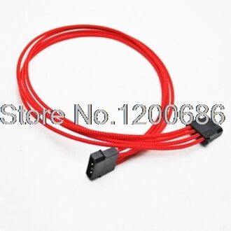 Grote 4Pin 4-pin extension mannelijke en vrouwelijke IDE netsnoer 40cm4-Pin Molex Extension fan Kabel kabelboom