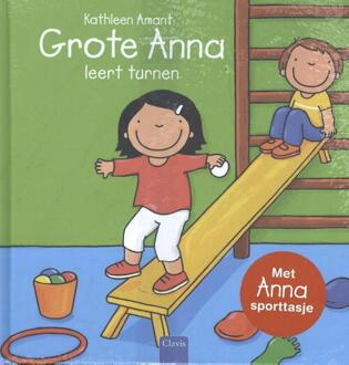 Grote Anna leert turnen + Anna Sporttasje - Boek Kathleen Amant (904483388X)