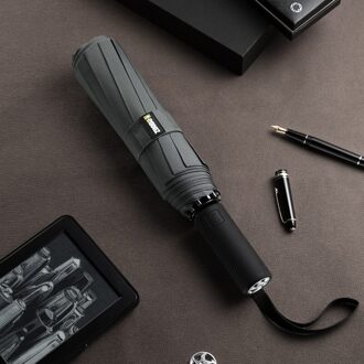 Grote Automatische Opvouwbare Paraplu Winddicht Sunny Paraplu Regen Vrouwen Mannen Business Parasol Reizen Pocket Ombrello Geschenkdoos SY416