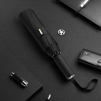 Grote Automatische Opvouwbare Paraplu Winddicht Sunny Paraplu Regen Vrouwen Mannen Business Parasol Reizen Pocket Ombrello Geschenkdoos SY416