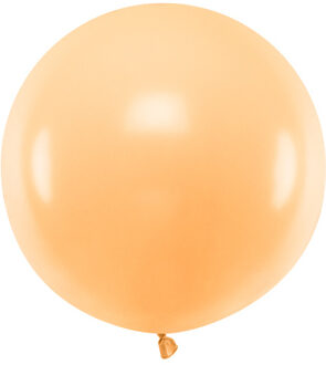 Grote Ballon 60 cm Pastel Light Peach Oranje