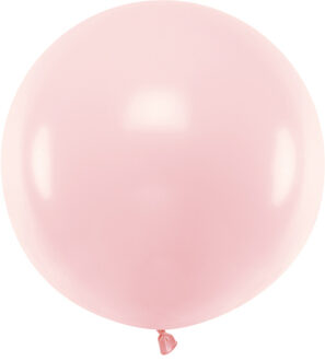 Grote Ballon 60 cm Pastel Pale Pink Roze
