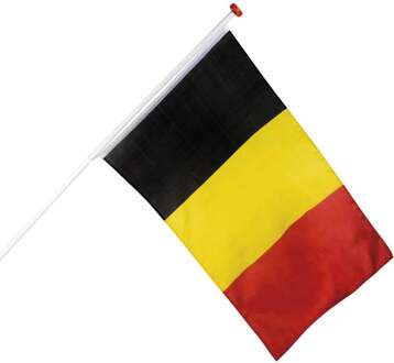 Grote Belgische vlag 150 x 90 cm Multikleur - Print