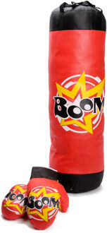 Grote Bokszak 70 cm met handschoenen