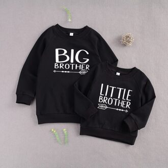 Grote Broertje Kids Baby Jongens Lange Mouwen Brief Print Sweater Brothers Match Hoodies Kinderen Tops Kleding groot Brother 120