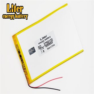 Grote Capaciteit 3795130 3.7V Tablet Batterij 6000Mah Elk Tablet Universele Oplaadbare Lithium Batterijen 3795130