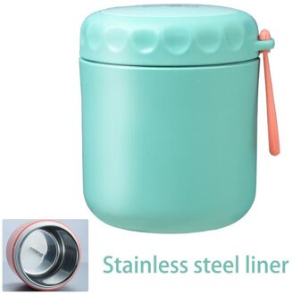 Grote Capaciteit 430Ml Thermos Lunchbox Draagbare Roestvrij Staal Voedsel Soep Containers Thermosflessen Thermocup Koningsblauw