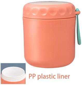 Grote Capaciteit 430Ml Thermos Lunchbox Draagbare Roestvrij Staal Voedsel Soep Containers Thermosflessen Thermocup wijn rood