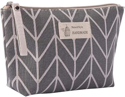 Grote Capaciteit Katoen En Linnen Cosmetische Multifunctionele Travel Cosmetische Waszak Potlood Pack Organizer