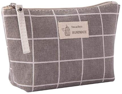 Grote Capaciteit Katoen En Linnen Cosmetische Multifunctionele Travel Cosmetische Waszak Potlood Pack Organizer