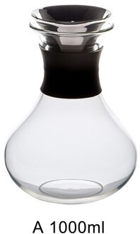 Grote Capaciteit Ketel Drip-Gratis Glas Pitcher Met Deksel Hittebestendige Huishoudelijke Ijs Thee Pot Koud Water Jug A 1000ML