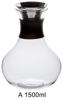 Grote Capaciteit Ketel Drip-Gratis Glas Pitcher Met Deksel Hittebestendige Huishoudelijke Ijs Thee Pot Koud Water Jug A 1500ML