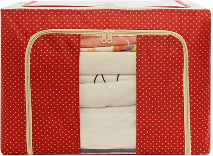 Grote Capaciteit Kleding Opbergtas Organizer Met Dikke Stof Voor Dekbedden Grote Capaciteit Kleding Opbergtas Organizer Met rood
