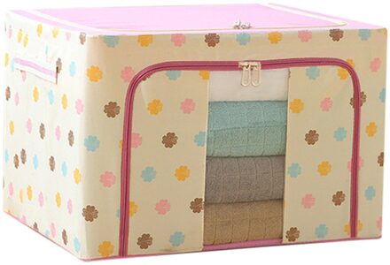 Grote Capaciteit Kleding Quilt Opbergtas Deken Closet Trui Organizer Box Sorteren Pouch Kast Home Reizen Container # T2G roze
