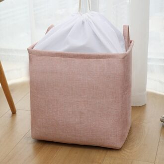 Grote Capaciteit Korte Wasmand Met Handvat Bundel Zakken Opbergtas Opvouwbare Kleding Kid Speelgoed Diversen Opslag 35x20x50cm / 2