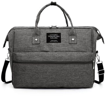 Grote Capaciteit Luiertas Baby Luiertas Mama Papa Rugzak Waterdichte Toevallige Laptop Tas Melk Fles Zak Grijs