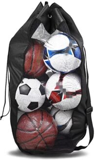 Grote Capaciteit Outdoor Sporttas Voetbal Basketbal Tas Sport Opslag Netto Rugzak Multifunctionele Outdoor Sport Bal Net