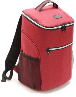 Grote Capaciteit Reistas Picknick Rugzak Voor Outdoor Sport Wandelen Effen Kleur Waterdichte SAL99 Rood