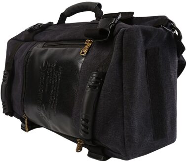 Grote Capaciteit Reistas Waterdichte Training Leisure Sport Mannen Rugzak Multifunctionele Training Levert zwart