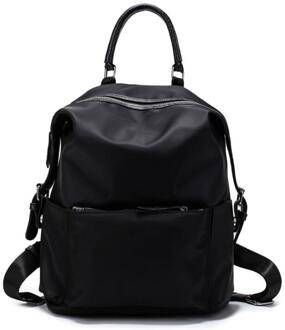 Grote Capaciteit Reizen Rugzakken Vrouwen Multifunctionele Oxford Doek Water-Proof Tassen School Rugzak Zwart Groen ZJB34