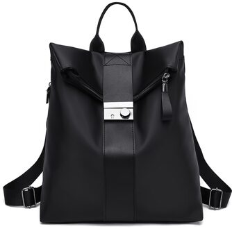 Grote Capaciteit Vrouwen Waterdichte Oxford Rugzak Anti-Dief Mode Dames Rugzakken Multifunctionele Reizen Schooltas Mochilas zwart
