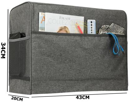 Grote Capaciteit Waterdichte Opbergtas Oxford Doek Naaimachine Cover Reizen Stofdicht Draagtas Naaien Machin grijs