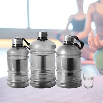 Grote Capcity Water Fles 1L/1.5L/2.2L Shaker Fles Met Handvat Outdoor Fitness Running Gym Training Plastic Sport flessen